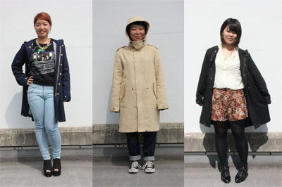 モッズコートもデザインや着方が変わるとこんなにおしゃれを楽しめます