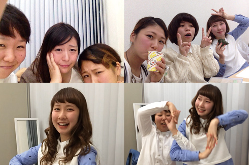 待っている間の様子・・・