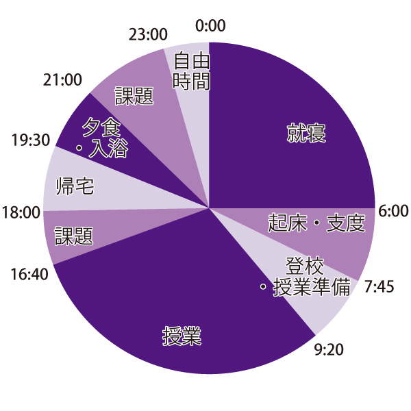 1日のスケジュール