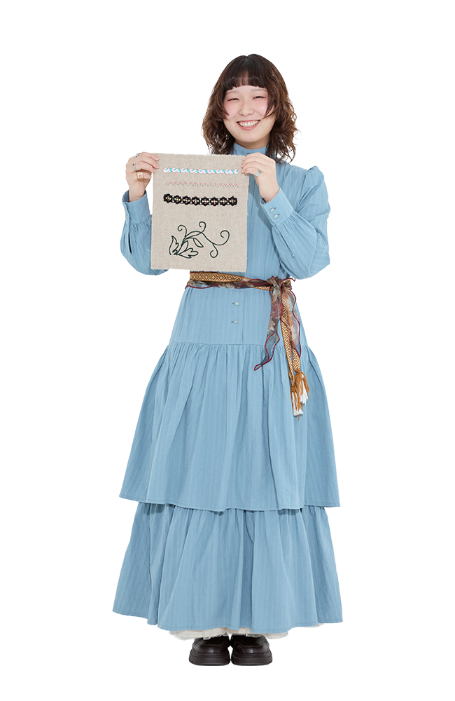 オートクチュール専攻（進学科）の学生