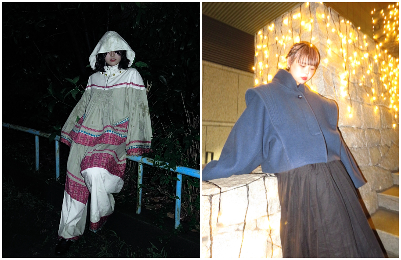 2年次の作品　カジュアルウェア　コート