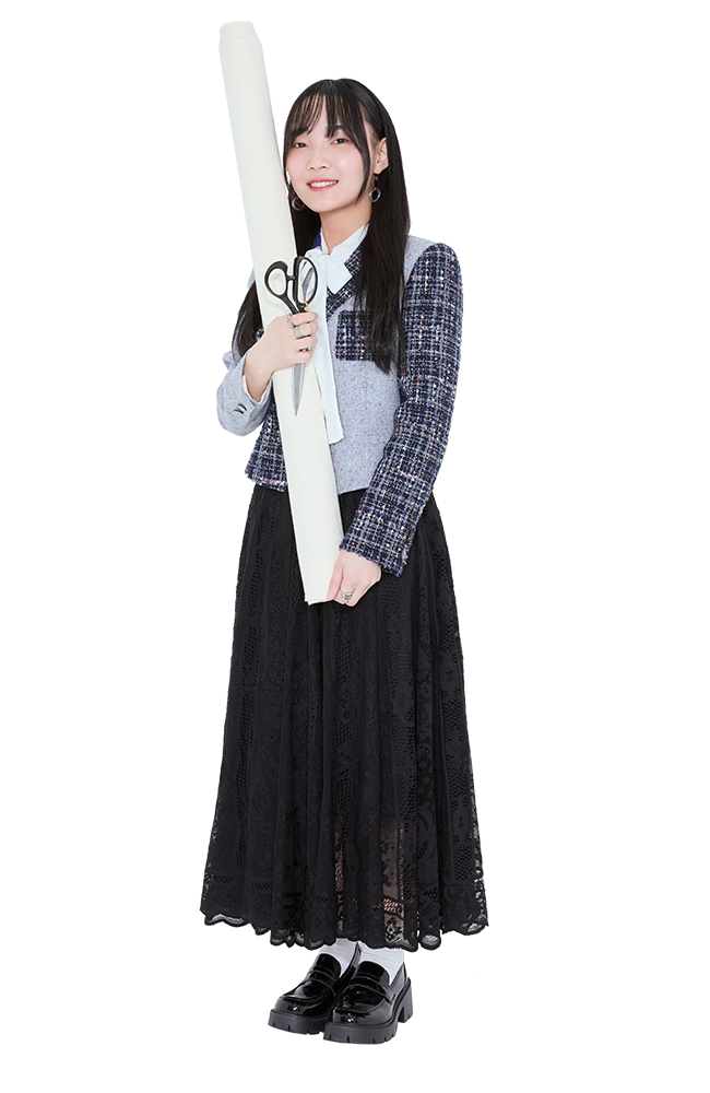 II部（夜間）服装科の学生