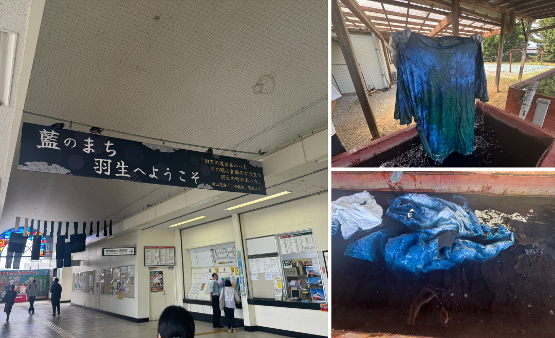 3学年藍染実習