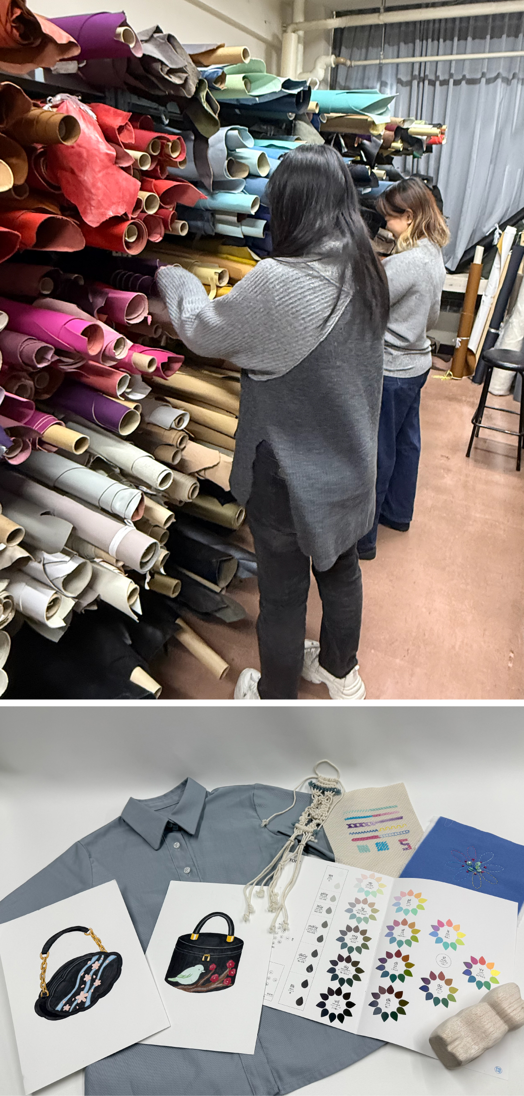 レザーの教室+バッグ以外の授業