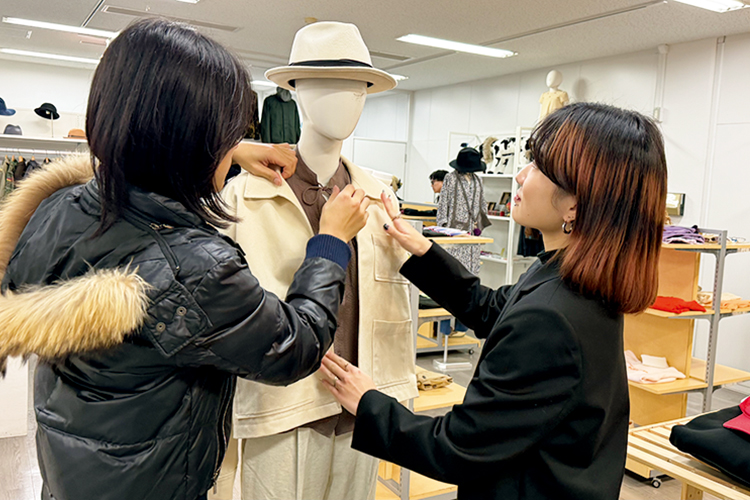 バイヤー 専門学校 ショップスタイリスト ロールプレイング