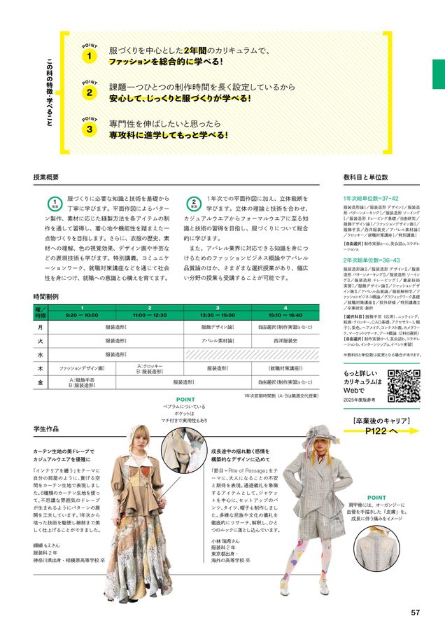 文化服装学院2027学校案内