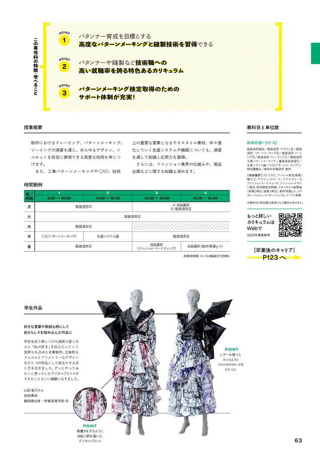 文化服装学院2027学校案内